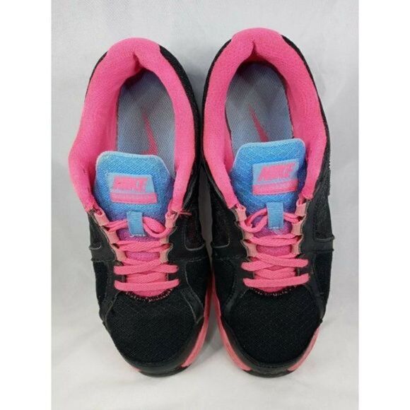 NIKE Dual Fusion ST 3 Women's Black/Pink/Blue Running Shoe Size 7 669750-003. - Picture 6 of 12